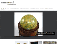 Tablet Screenshot of globe-antique.com